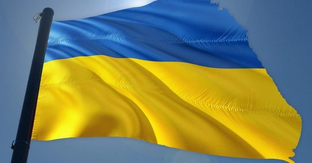 Ukrainian students flag